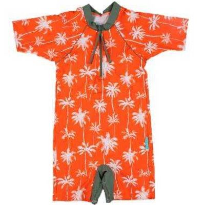 Indiana baby's UV protection suit orange