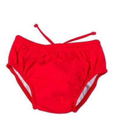 Red Romeo diaper swimsuit