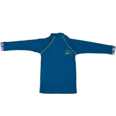 Baby's blue long-sleeved UV protection t-shirt Andy