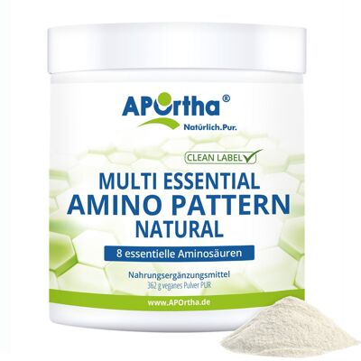 Amino Pattern Powder PUR - NATURAL - 362 g polvo vegano