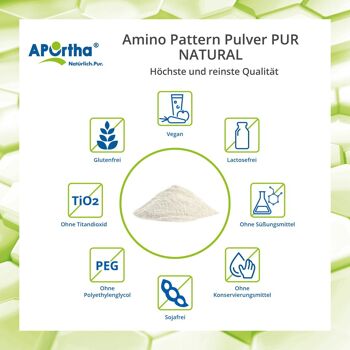 Amino Pattern Powder PUR - NATUREL - 362 g de poudre végétalienne 3