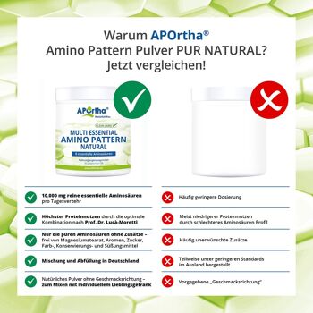 Amino Pattern Powder PUR - NATUREL - 362 g de poudre végétalienne 6