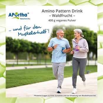 Amino Pattern Amino Acid Drink - Fruit de la forêt - 400 g de poudre végétalienne 8