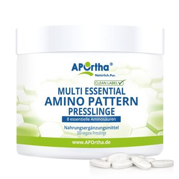 Multi Essential Amino Pattern - 300 pastilles végétaliennes 1