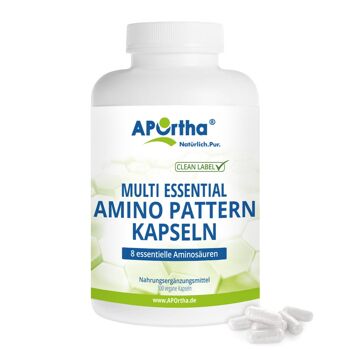 Multi Essential Amino Pattern 500 mg - 300 gélules végétaliennes 1