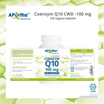 Coenzyme Q10 CWD -100 mg - 120 gélules végétaliennes 4