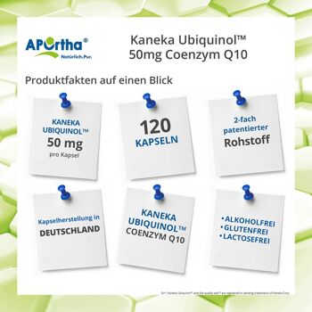 Kaneka Ubiquinol (TM) Coenzyme Q10 Capsules - 50 mg - 120 Capsules 2