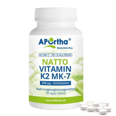 Natto Vitamina K2 MK-7 Cyclo® 200 µg - 190 Compresse Vegane