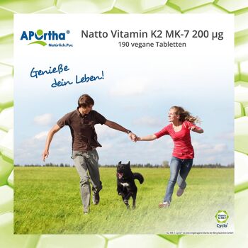 Natto Vitamine K2 MK-7 Cyclo® 200 µg - 190 Comprimés Végétaliens 8