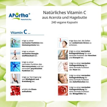 Vitamine C Naturelle - 240 Capsules Végétaliennes 4