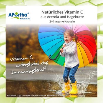 Vitamine C Naturelle - 240 Capsules Végétaliennes 8