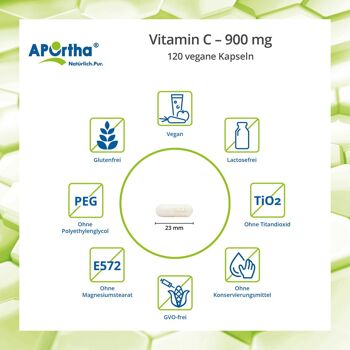 Vitamine C 900 mg - 120 gélules végétaliennes 3