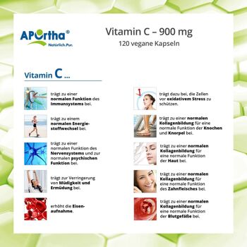 Vitamine C 900 mg - 120 gélules végétaliennes 4