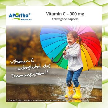 Vitamine C 900 mg - 120 gélules végétaliennes 8