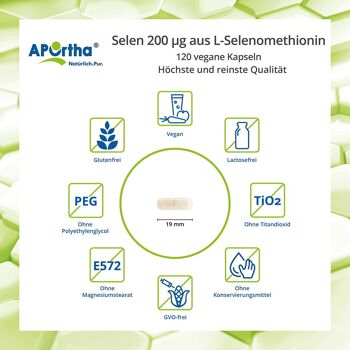 Sélénium 200 µg de L-sélénométhionine - 120 gélules végétaliennes 3
