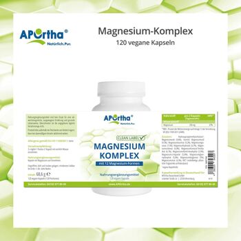 Complexe de Magnésium - 120 Capsules Végétaliennes 5