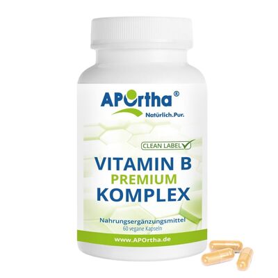 Complejo de vitamina B PREMIUM - 60 cápsulas veganas