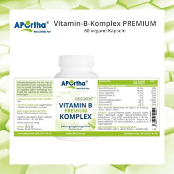 Complexe de Vitamine B PREMIUM - 60 gélules végétaliennes 5
