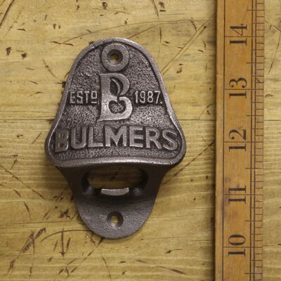 Bottle Opener Wall Mounted BULMERS Cast Ant Iron