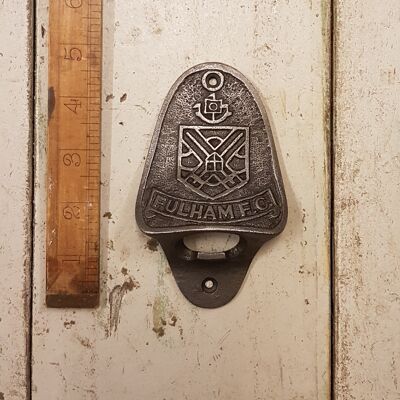 Bottle Opener Wall Mounted FULHAM Cast Antique Iron
