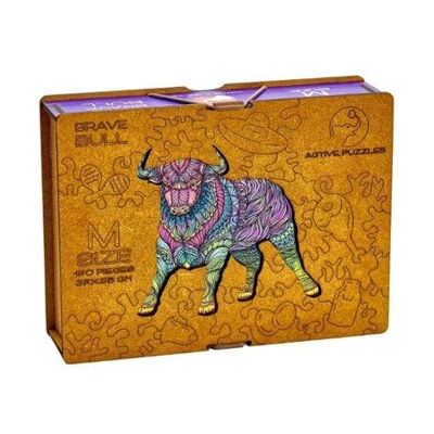 Toro | Puzzle de Madera | 37 x 35 cm | 170 piezas