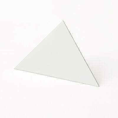 Geometrischer Fotoclip - Weiß - Dreieck