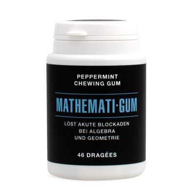 "Mathematical Gum" chewing gum