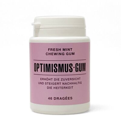 "Optimism Gum" chewing gum