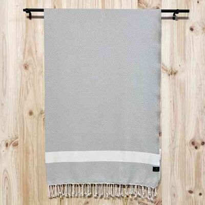 Fouta Middle Losange Taupe Clair