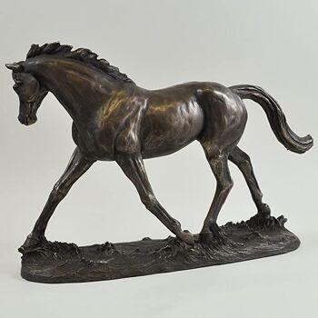 Élégance' par Harriet Glen sculpture figurine cheval en bronze coulé à froid 2