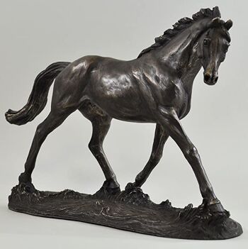 Élégance' par Harriet Glen sculpture figurine cheval en bronze coulé à froid 4