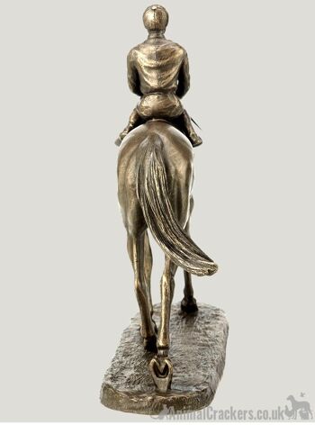 Going to the Post' figurine de cheval de course en bronze coulé à froid conçue par Harriet Glen 5