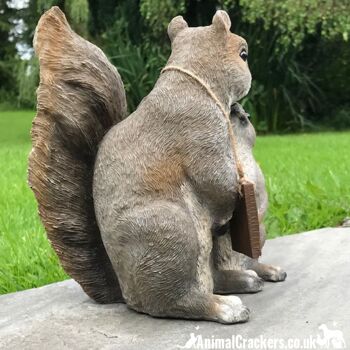 Écureuils mignons de mère et de bébé avec signe amovible « Vous êtes un type spécial de noix », ornement intérieur ou extérieur, joli cadeau d'amant d'écureuil 6