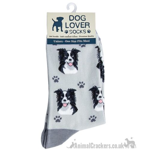 Women Border Collie socks OneSize quality cotton mix Sheep Lassie Dog lover gift