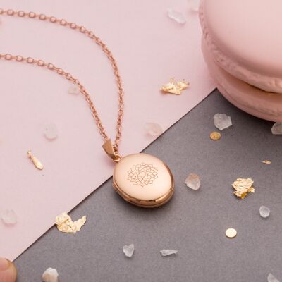 Rose Gold Chakra Locket