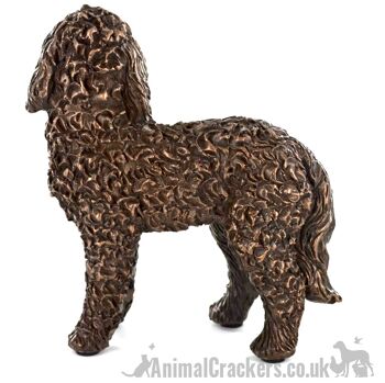 Figurine d'ornement Labradoodle en Bronze coulé à froid cadeau d'amant de chien Doodle à collectionner 2