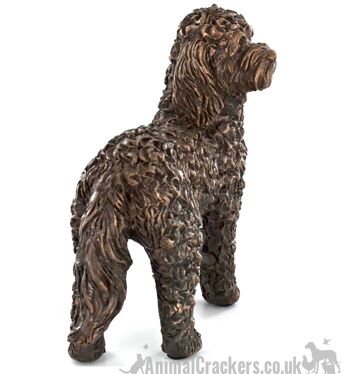 Figurine d'ornement Labradoodle en Bronze coulé à froid cadeau d'amant de chien Doodle à collectionner 3