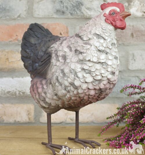 Lifesize 30cm HEN ornament figurine kitchen or garden decoration, Chicken lover gift