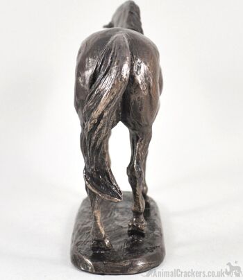 Figurine de cheval de la noblesse par Harriet Glen, ornement en bronze coulé à froid, cadeau d'amant de cheval de course 6