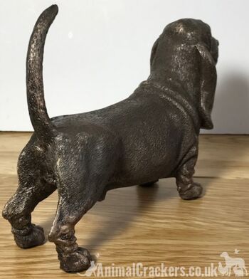 Bronze Basset Hound amant cadeau Beauchamp sculpture ornement figurine statue 5