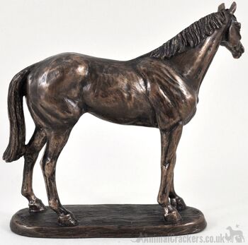 Ascot Andy' par Harriet Glen cheval de bronze sculpture figurine cheval ornement 3