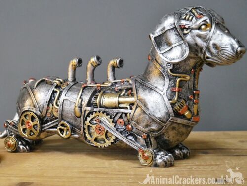 Steampunk Dachshund, novelty ornament, great Sausage Dog lover gift