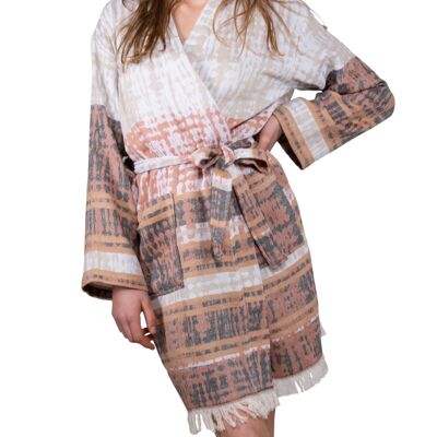 Hammam Bathrobe IBAR for Ladies - One Size - TERRA