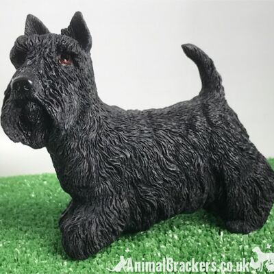 Scultura di figurine ornamento Scottish Terrier Scottie Dog di Leonardo, in confezione regalo