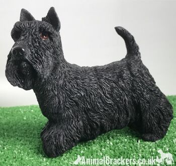 Sculpture de figurine d'ornement Scottish Terrier Scottie Dog par Leonardo, coffret cadeau 1