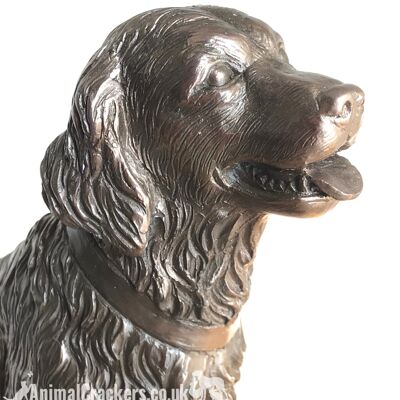 Grand Beauchamp Bronze Retriever amant cadeau sculpture ornement figurine statue