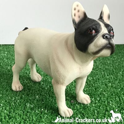 Bouledogue français Frenchie ornement réaliste figurine sculpture Leonardo coffret cadeau