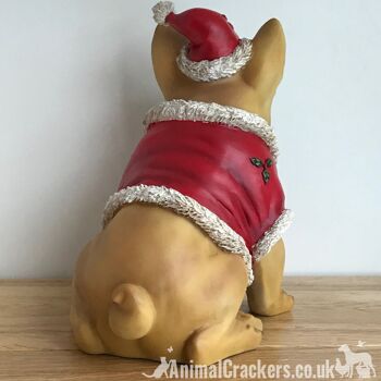 Bouledogue français (Tan) Frenchie Dog Christmas jumper outfit ornement décoration 6
