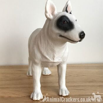 Bull Terrier anglais ornement réaliste figurine statue Leonardo coffret cadeau 1