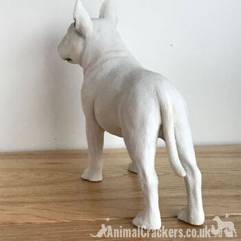 Bull Terrier anglais ornement réaliste figurine statue Leonardo coffret cadeau 4